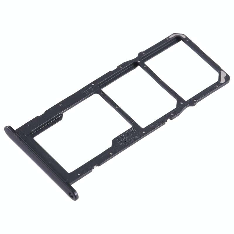 For Honor 20 SE SIM + SIM + Micro SD Card Tray (Black)