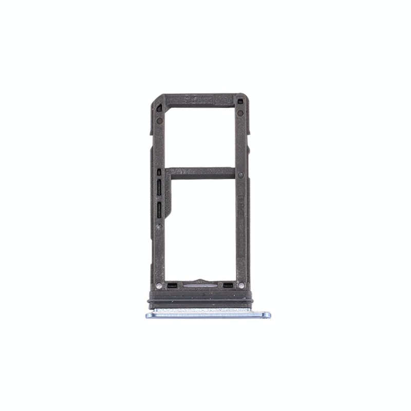 For Galaxy S8 SIM Card Tray + Micro SD Tray (Blue)