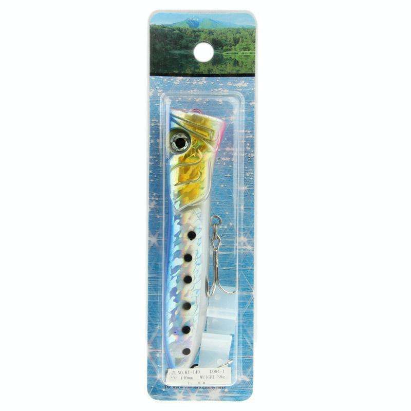 Shrimp Mouth Type Water Surface Popper Lure Hit Water Waves Climb Fishing Bait, Random Color Deli...