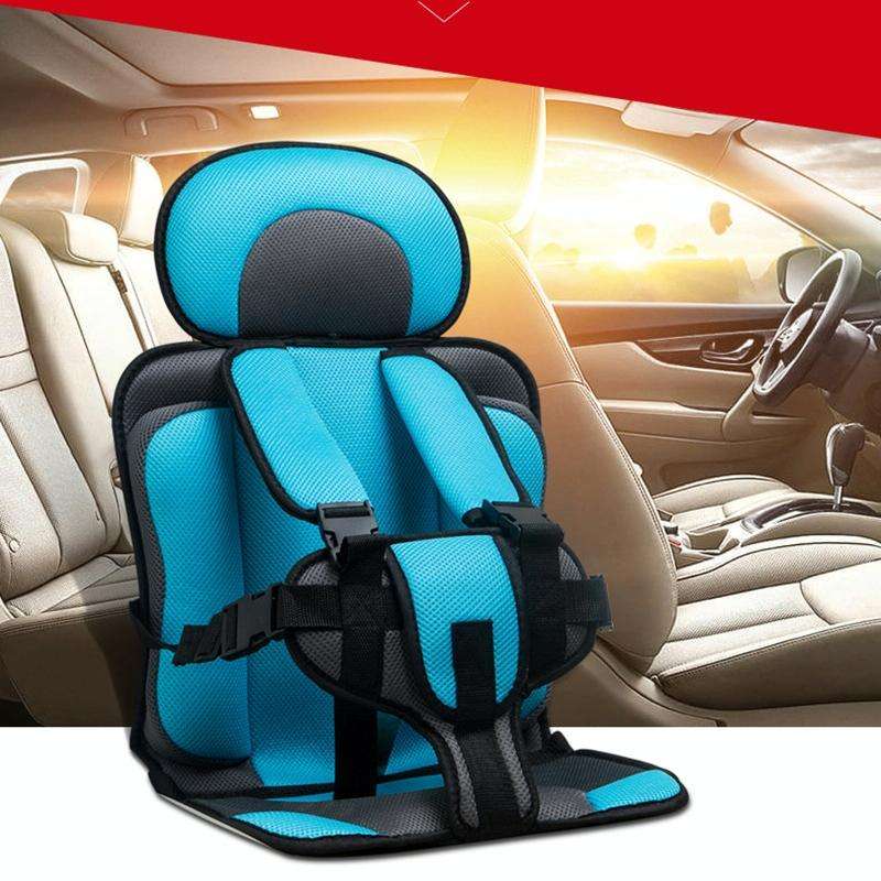 Car Portable Children Safety Seat, Size:50 x 33 x 21cm (For 0-5 Years Old)(Beige + Grey)
