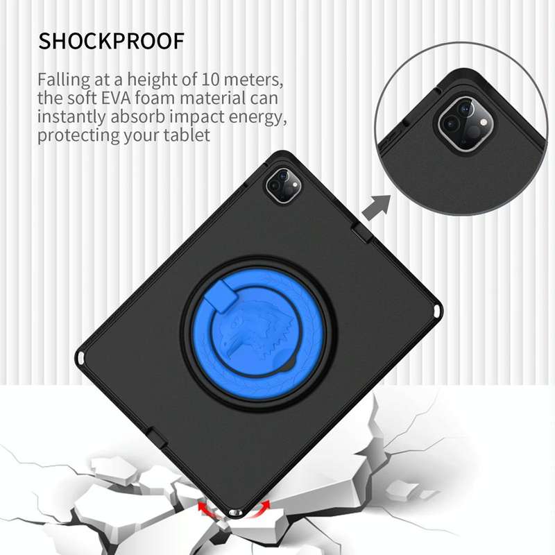 For iPad Pro 12.9 inch 2022/2021/2020/2018 EVA + PC Shockproof Tablet Case without Waterproof Fra...