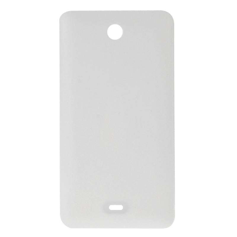 Frosted Surface Plastic Back Housing Cover for Microsoft Lumia 430(White)