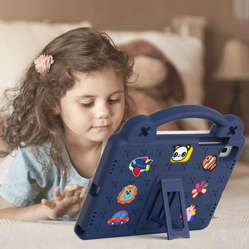 For Samsung Galaxy Tab S6 Lite 10.4 2020/2022 Handle Kickstand Children EVA Shockproof Tablet Cas...