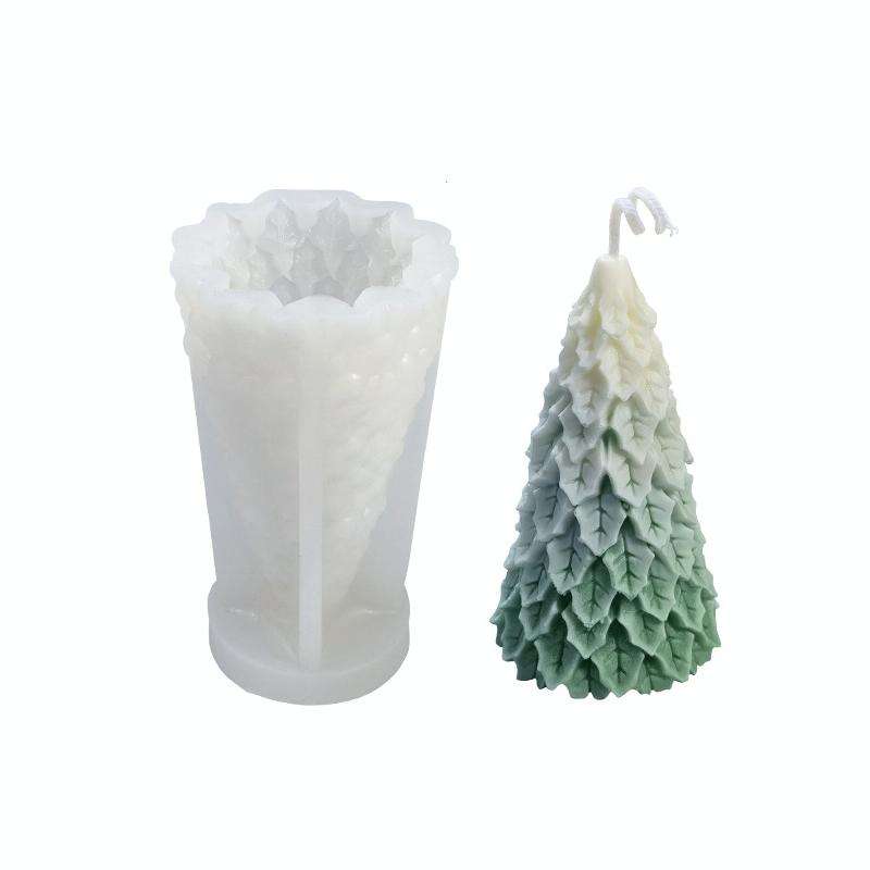 Christmas DIY Scented Candle Silicone Mold, Color: White(SD-66)