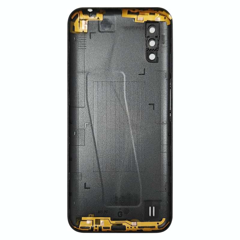 For Samsung Galaxy A01 SM-015F Battery Back Cover With Camera Lens (Blue)