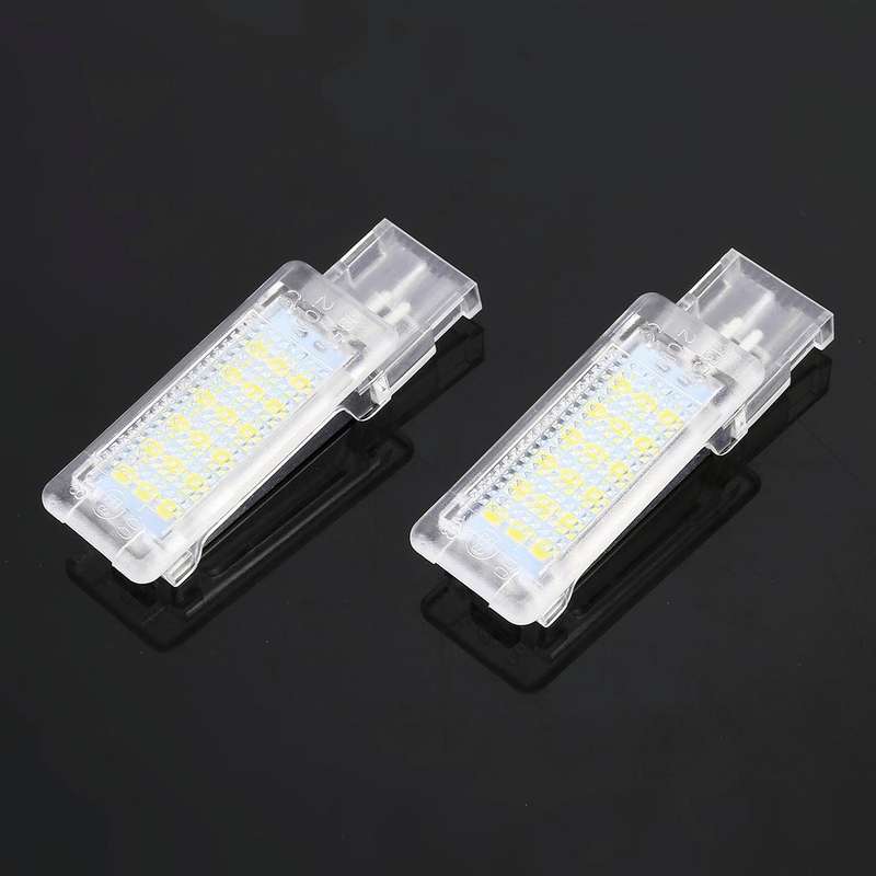 2 PCS DC12V / 1.5W / 6000K / 100LM Car Foot Nest Lights Footwell Lamp Seat Lamp 18LEDs SMD-3528 L...