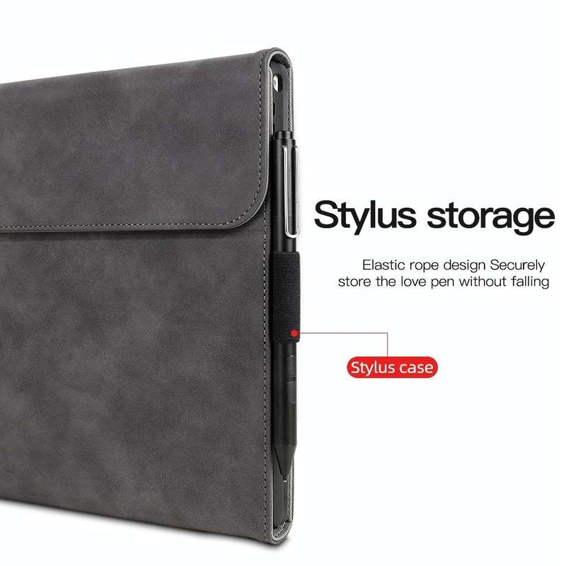 For Microsoft Surface Go 3 / 2 / 1 Sheepskin All-Inclusive Shockproof Protective Case(Black)