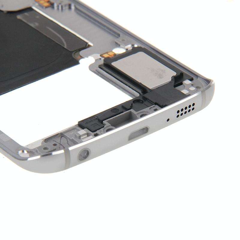 For Galaxy S6 Edge / G925 Back Plate Housing Camera Lens Panel  with Side Keys and Speaker Ringer...