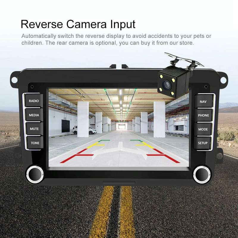 A3040 For Volkswagen 7-inch 2+32G Android Car Navigation Central Control Large Screen Player With...