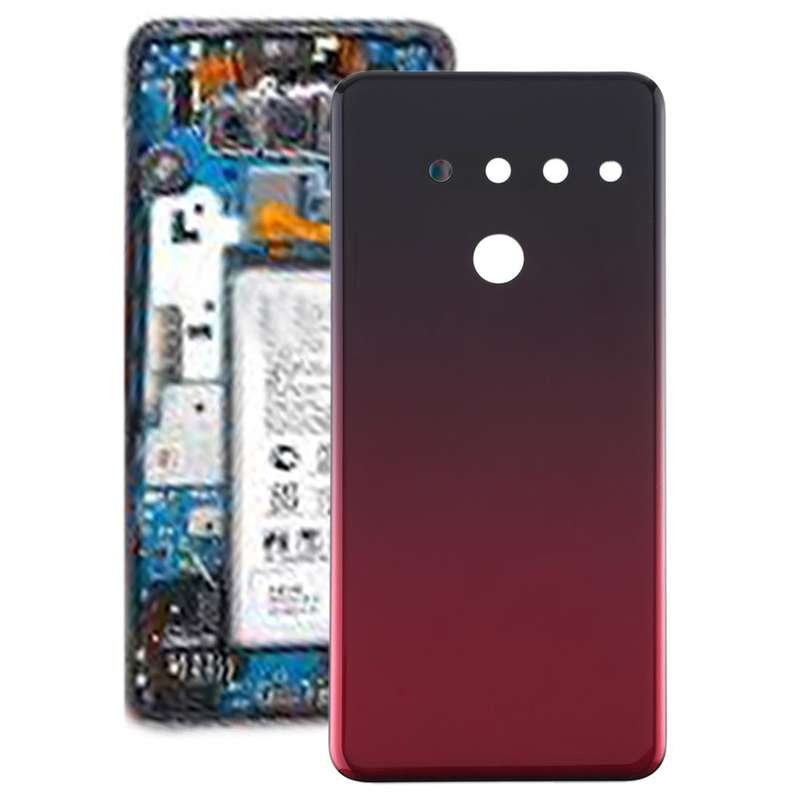 Battery Back Cover for LG G8 ThinQ / G820 G820N G820QM7, KR Version(Red)