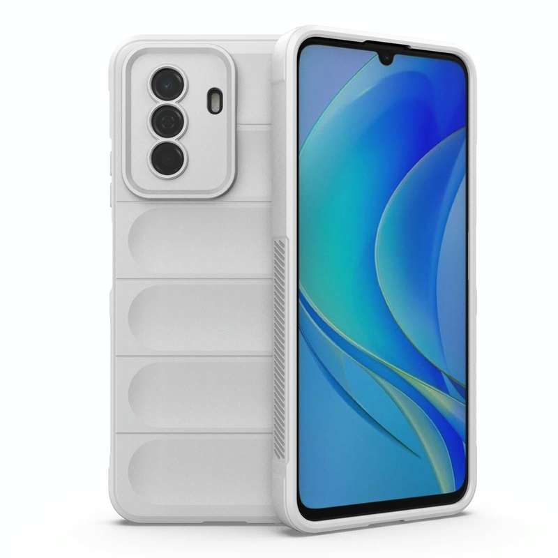 For Huawei Enjoy 50 4G / Nova Y70 Magic Shield TPU + Flannel Phone Case(White)