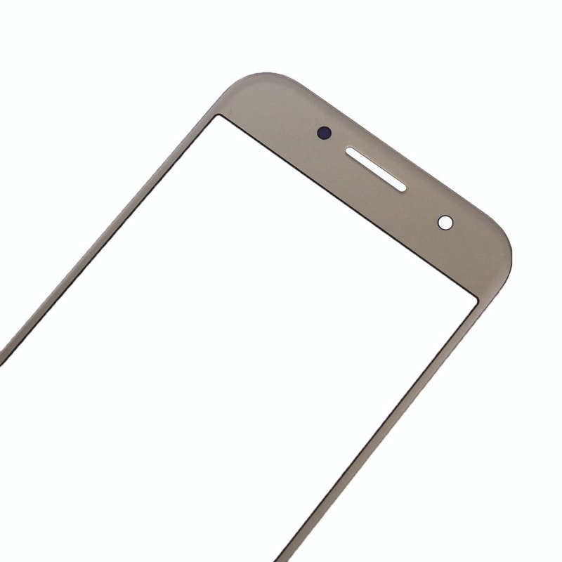 For Samsung Galaxy A5 (2017) / A520 10pcs Front Screen Outer Glass Lens (Gold)