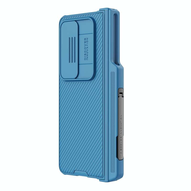 For Samsung Galaxy Z Fold4 5G NILLKIN Black Mirror Pro Series Camshield PC Phone Case with Pen Sl...