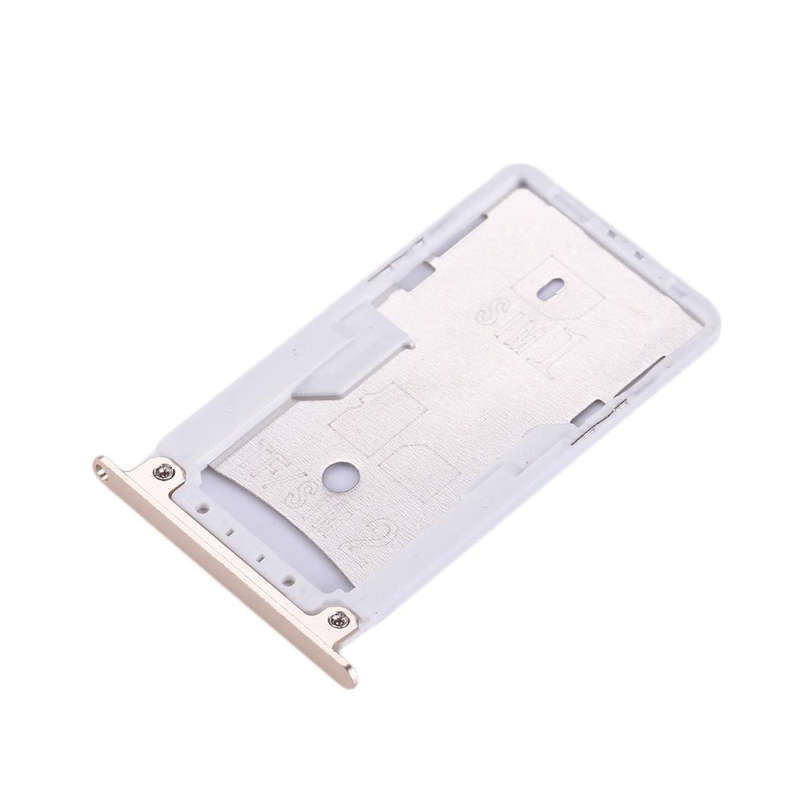 For Xiaomi Redmi Note 4X SIM & SIM / TF Card Tray(Gold)