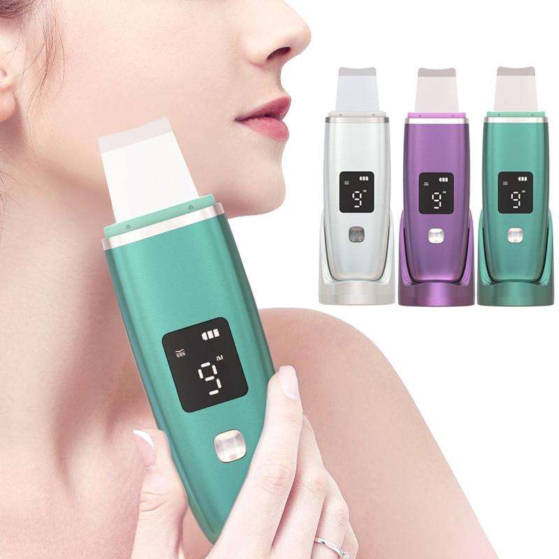 Ultrasonic Shoveling Machine Blackhead Beauty Instrument Iontophoresis Pore Cleaning Instrument(W...