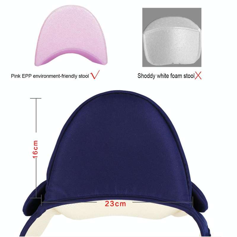 Ergonomic Baby Carrier with Hip Seat for Baby with Reflective Strip for 0-3 Years Old(Coffee)