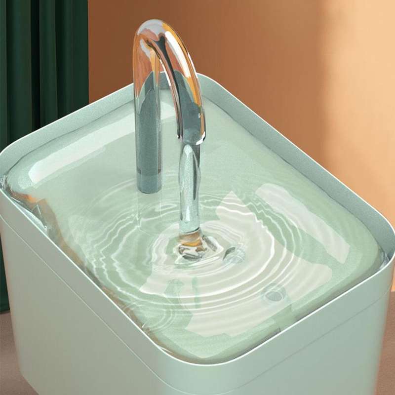 Cat Automatic Circulation Flow Drinking Fountain USB (5V)(Forest Green)
