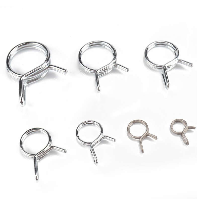 70 PCS Double Wire Spring Tube Clamp Water Pipe Clamps, Size: 6.0-18mm
