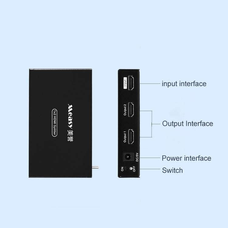 Measy SPH102 1 to 2 HDMI 1080P Simultaneous Display Splitter(UK Plug)