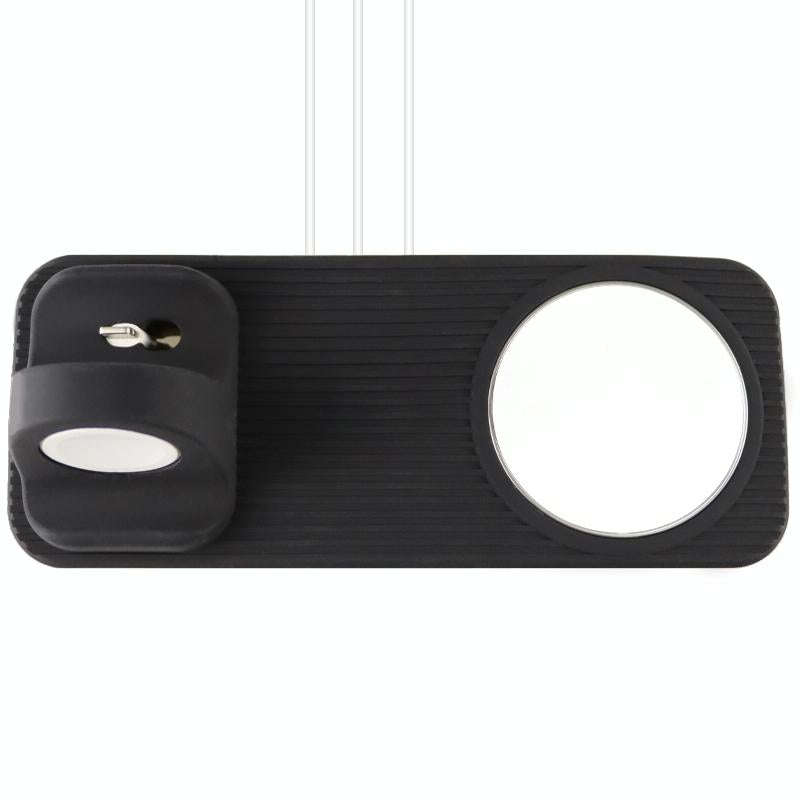 3 in 1 MagSafe Magnetic Wireless Charger Holder Base for iPhone & iWatch & AirPods(Black)