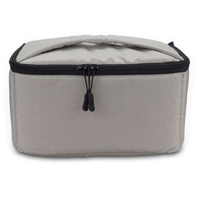 Water-resistant DSLR Padded insert Case Waterproof Zipper Removable Partition Camera Bags(Light G...