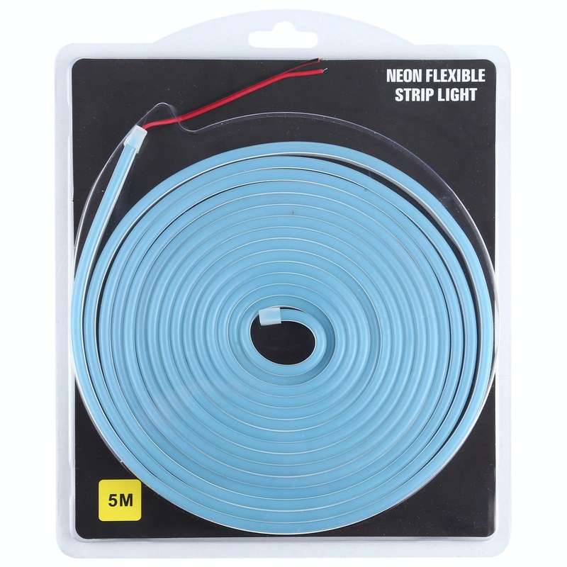 CJ-1206 12V 6A 5m IP65 Waterproof Silicone Neon LED Strip Light(Sky Blue)