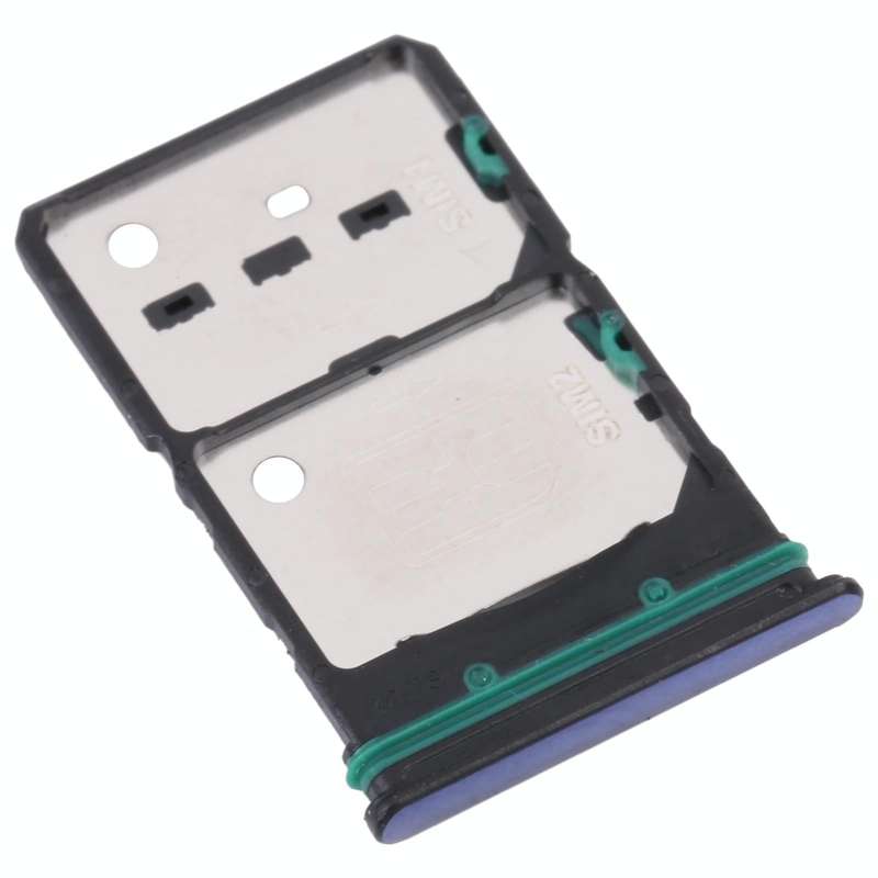 For OnePlus Nord CE 2 5G SIM Card Tray + SIM Card Tray + Micro SD Card Tray (Blue)