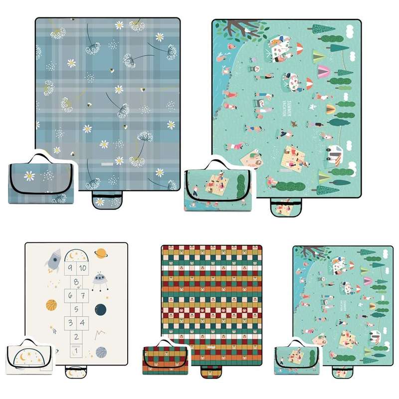Y009 Outdoor Thickened Moisture-proof Waterproof Portable Camping Mat(1.5x2m)