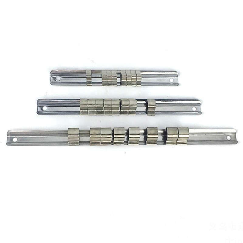 Carbon Steel 8 Socket Rack Storage Divider Rail Tray Holder Brackets Shelf Stand Tool Organizer S...