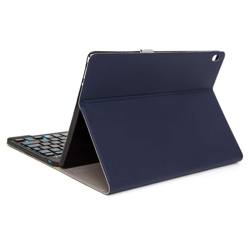 M10 2 in 1 Removable Bluetooth Keyboard + Leather Tablet Case with Holder for Lenovo Tab M10 TB-X...