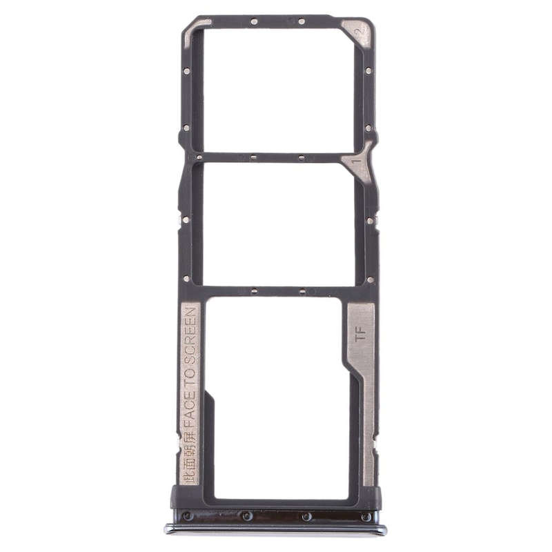 SIM Card Tray + SIM Card Tray + Micro SD Card Tray for Xiaomi Redmi Note 8 (Silver)