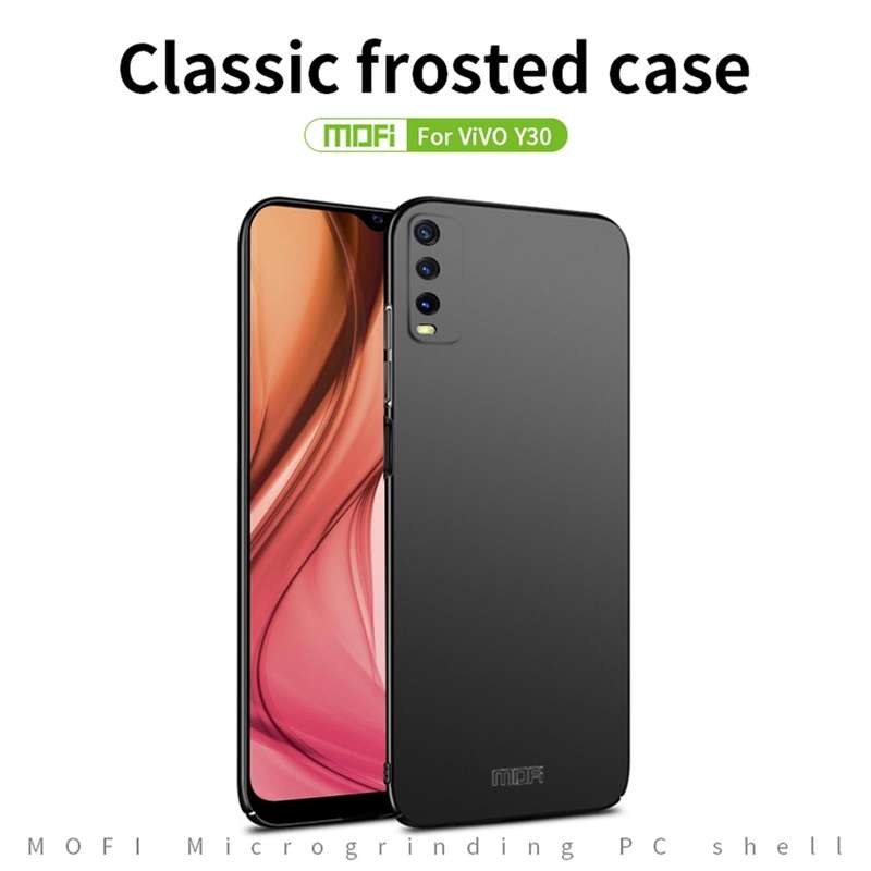 For vivo Y30 MOFI Frosted PC Ultra-thin Hard Case (Gold)