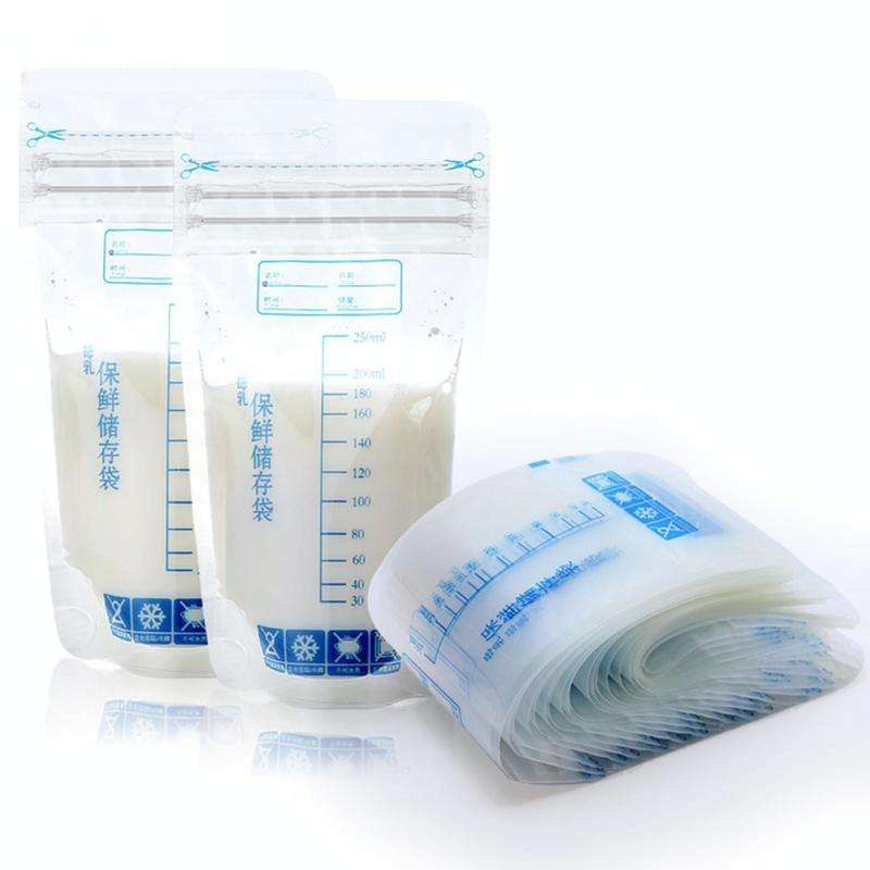 30 PCS 250ml Milk Storage Bag Fresh Breast Milk Storage Bag(Transparent)