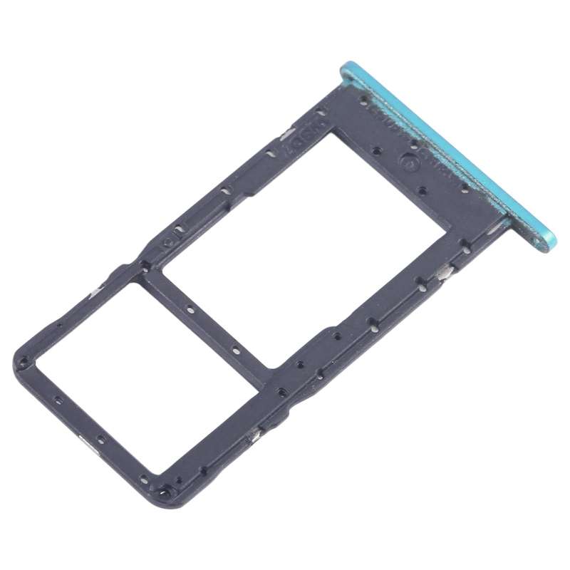 For Alcatel 1SE 2020 5030 SIM Card Tray + Micro SD Card Tray (Green)