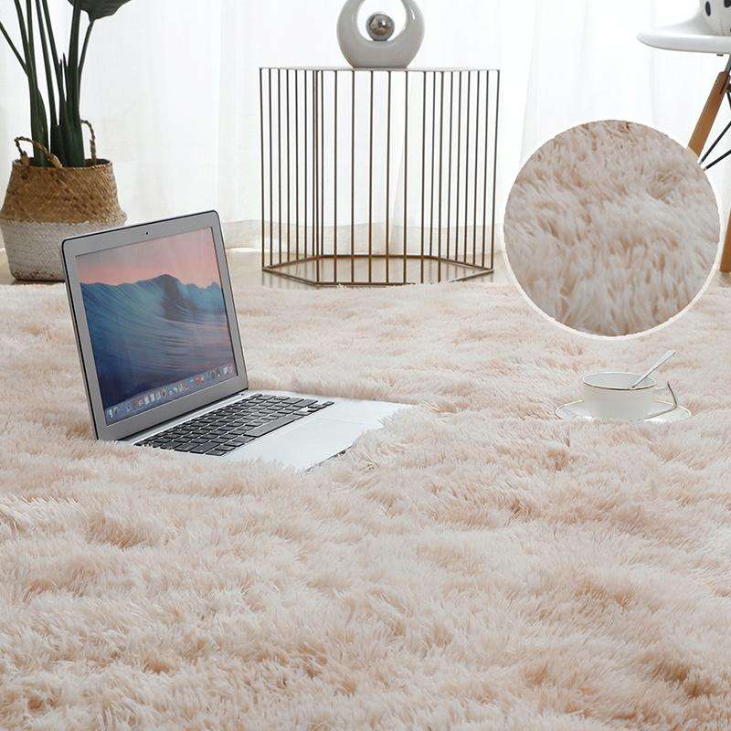 Luxury Rectangle Square Soft Artificial Wool Sheepskin Fluffy Rug Fur Carpet, Size:100x180cm(White)