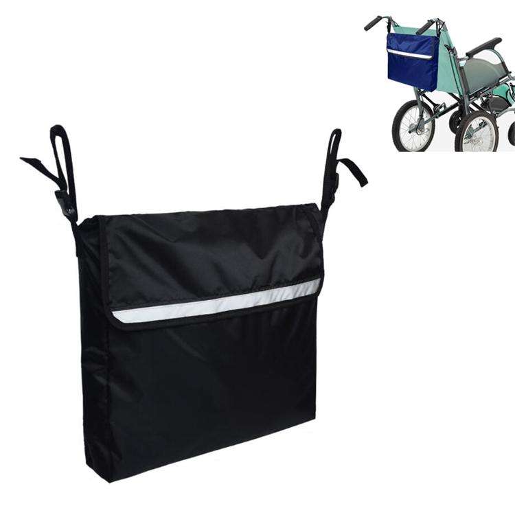 Storage Bag for Wheelchairs Disabled Car Storage Hanging Bag(Black)