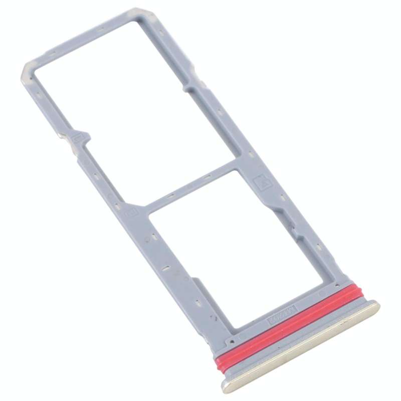 For vivo Y35 4G SIM Card Tray + SIM Card Tray + Micro SD Card Tray (Gold)