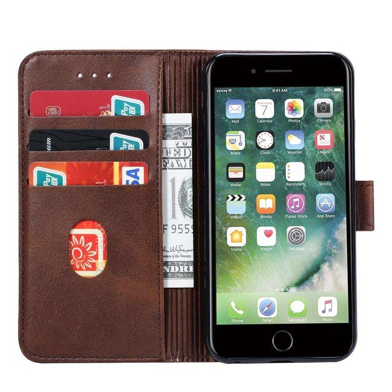 For iPhone 6 Plus GUSSIM Magnetic Horizontal Flip Leather Case with Holder & Card Slots & & Walle...