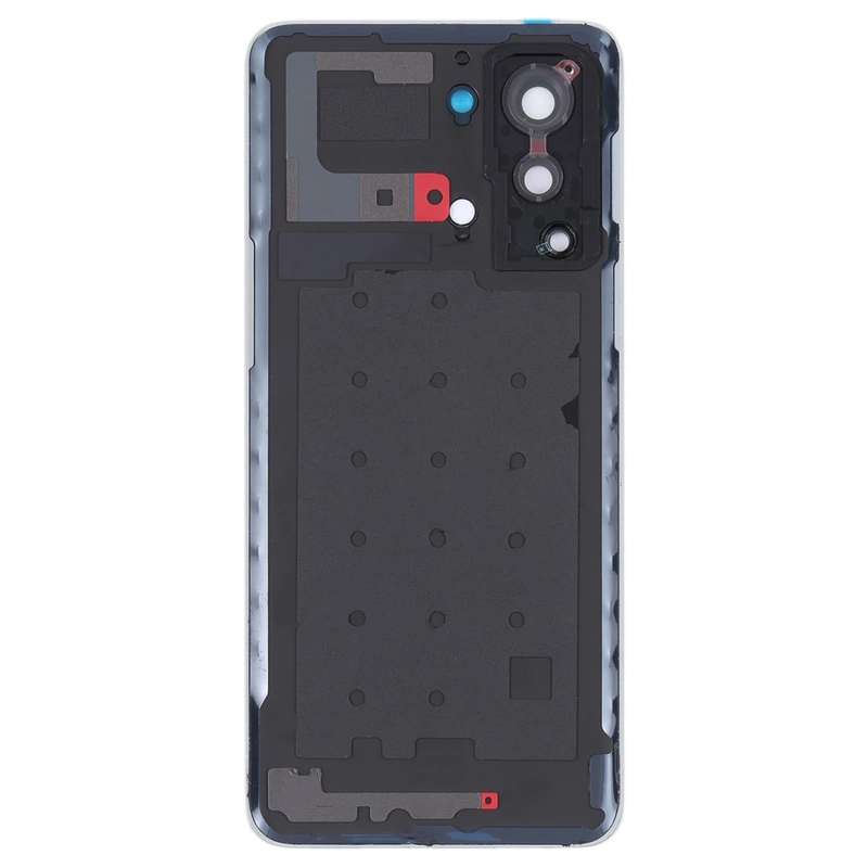 For OnePlus Nord 2T Battery Back Cover with Camera Lens (Black)