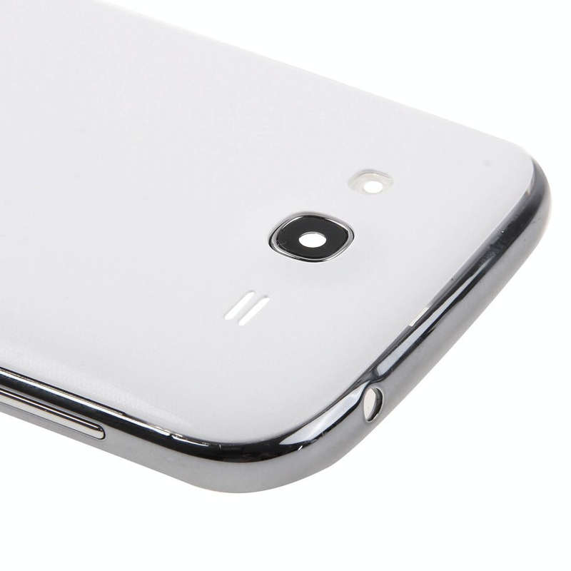 For Galaxy Grand Duos / i9082 Middle Frame Bezel + Battery Back Cover (White)