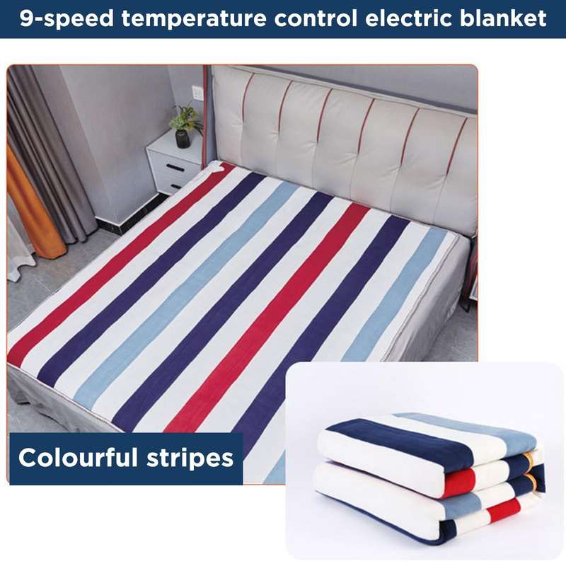 150x120cm Single Control Adjustable Temperature Electric Blanket Electric Mattress(UK Plug)