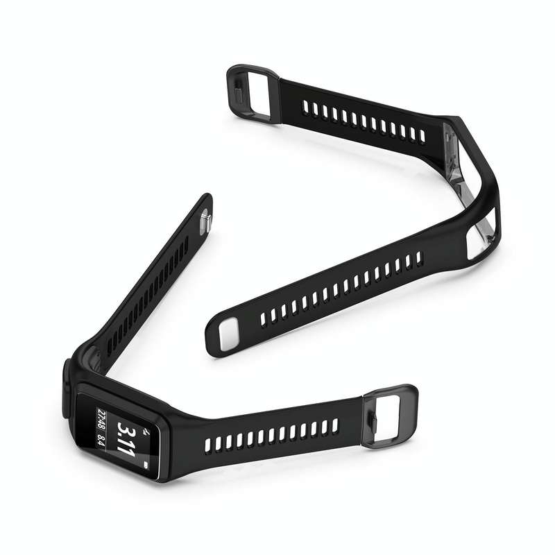 For Tomtom 4 Silicone Watch Band(Black)