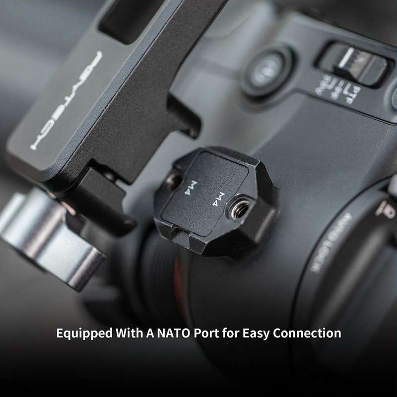 PGYTECH Mini Focus Handgrip Mount For DJI Ronin RS 3/RS 3 Pro/RS 2/RSC 2(Black)