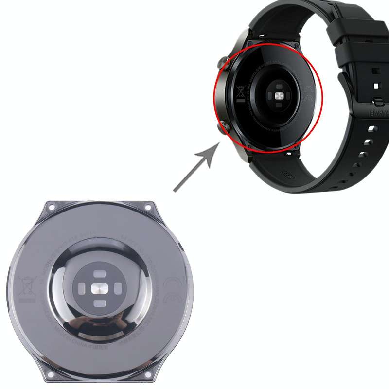 For Huawei Watch GT 2 Pro VID-B19 Original Back Cover Full Assembly(Black)