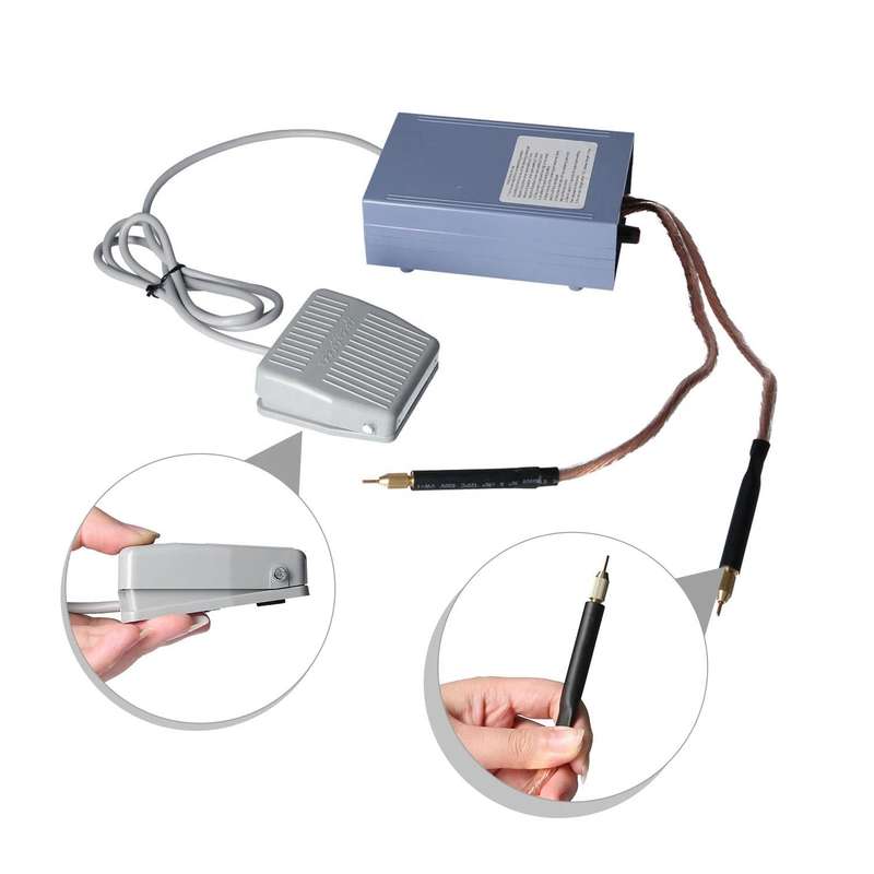 Portable 18650 Battery Spot Welder 5000W High Power Handheld Spot Welding Machine, Style: Automat...