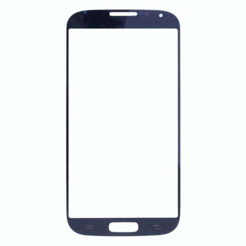 For Samsung Galaxy S IV / i9500 10pcs Front Screen Outer Glass Lens (Blue)