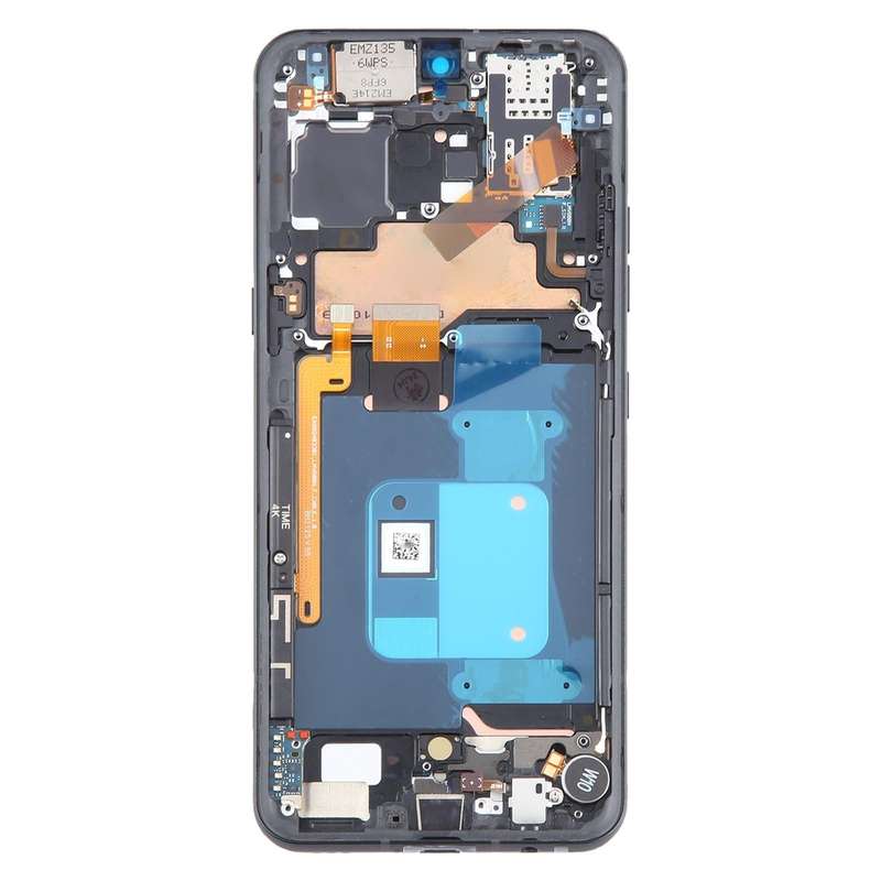For LG V60 ThinQ US Version Original LCD Screen Digitizer Full Assembly with Frame (Black)