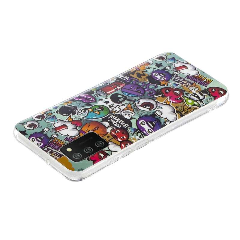 For Samsung Galaxy A02s(EU Version) Luminous TPU Mobile Phone Protective Case(Rubbish)