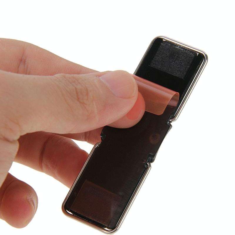 Universal Mini Foldable Holder Stand with Finger Grip(Black)