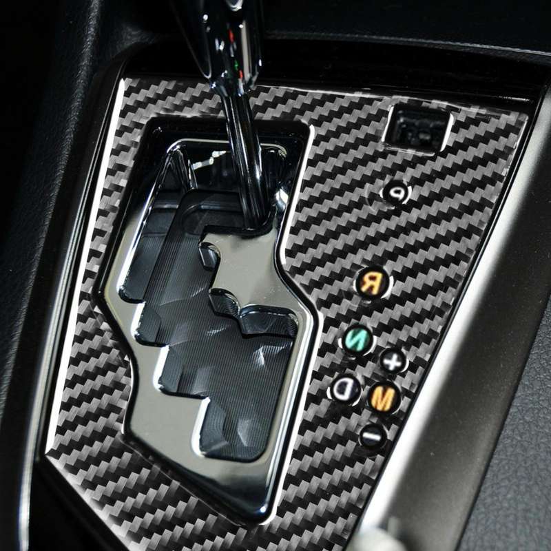 Car Carbon Fiber Gear Panel Decorative Sticker for Toyota Corolla / Levin 2014-2018, Right Drive ...